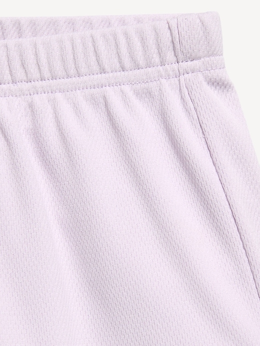 Image number 5 showing, High-Waisted Mesh Dolphin-Hem Shorts for Girls