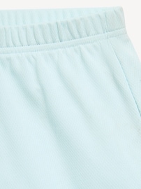 Image number 3 showing, High-Waisted Mesh Dolphin-Hem Shorts for Girls
