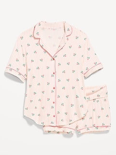 Maternity Classic Pajama Short Set