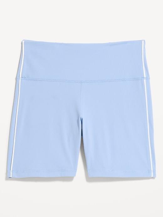 Image number 2 showing, High-Waisted StudioSmooth Biker Shorts -- 6-inch inseam