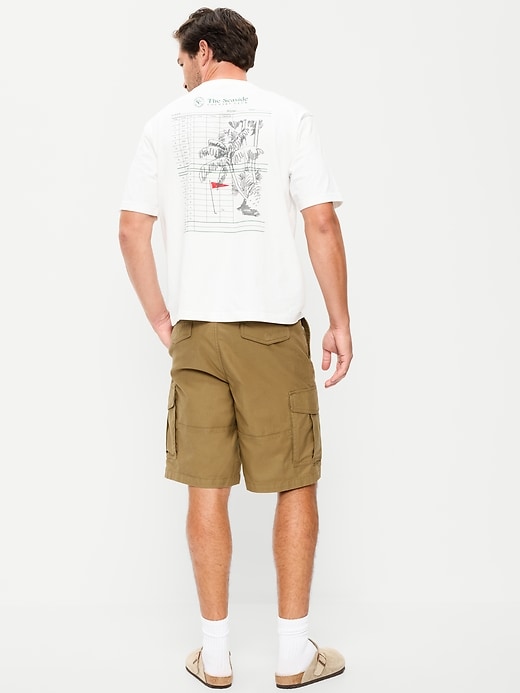 Image number 3 showing, 90's Loose Lived-In Cargo Shorts -- 10-inch inseam
