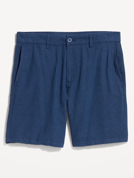Image number 5 showing, Slim Linen-Blend Rotation Chino Shorts -- 8-inch inseam