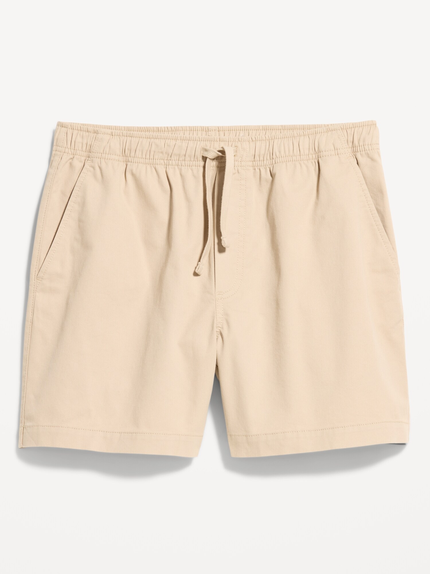 Мужские шорты Old Navy Twill Jogger Shorts -- 5-inch inseam, цвет: Серо-бежевый — фото 5