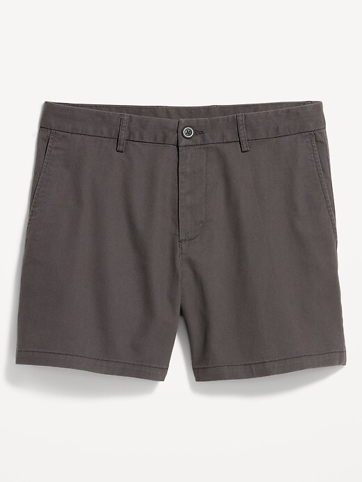 Image number 5 showing, Slim Built-In Flex Rotation Chino Shorts -- 5-inch inseam