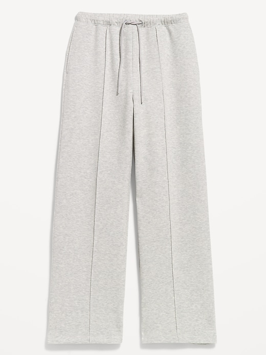 Image number 7 showing, High-Waisted Dynamic Fleece Textured Wide-Leg Sweatpants