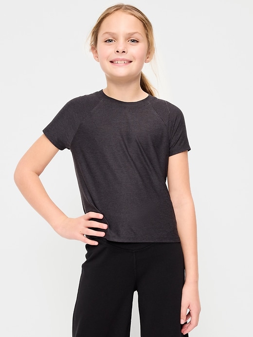 Image number 1 showing, CloudMotion Short-Sleeve T-Shirt for Girls