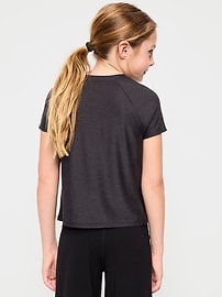 Image number 2 showing, CloudMotion Short-Sleeve T-Shirt for Girls