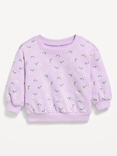 Printed Crew-Neck Sweatshirt for Baby
