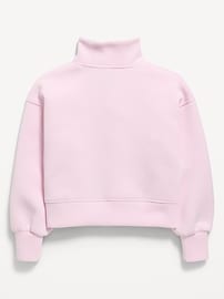 Image number 2 showing, Half-Zip Bounce Fleece Pullover Sweatshirt for Girls
