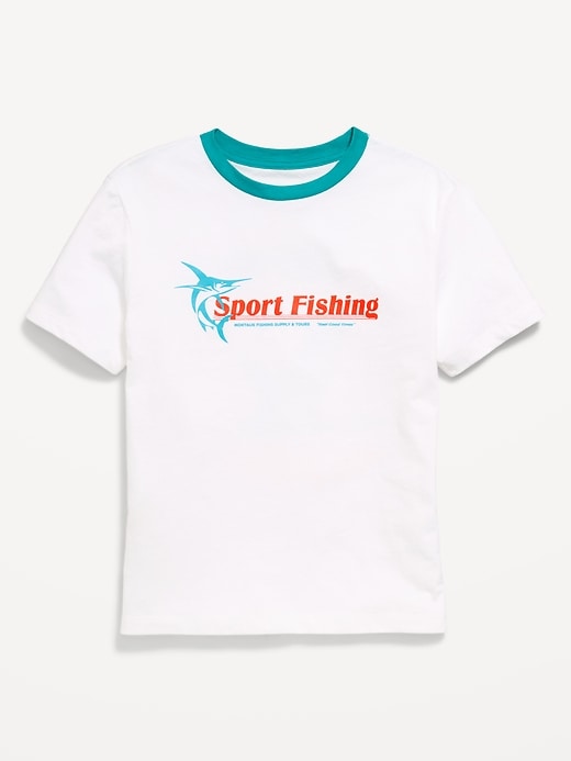 Image number 1 showing, Short-Sleeve Graphic T-Shirt for Boys