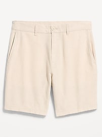 Image number 3 showing, Slim Linen-Blend Rotation Chino Shorts -- 8-inch inseam