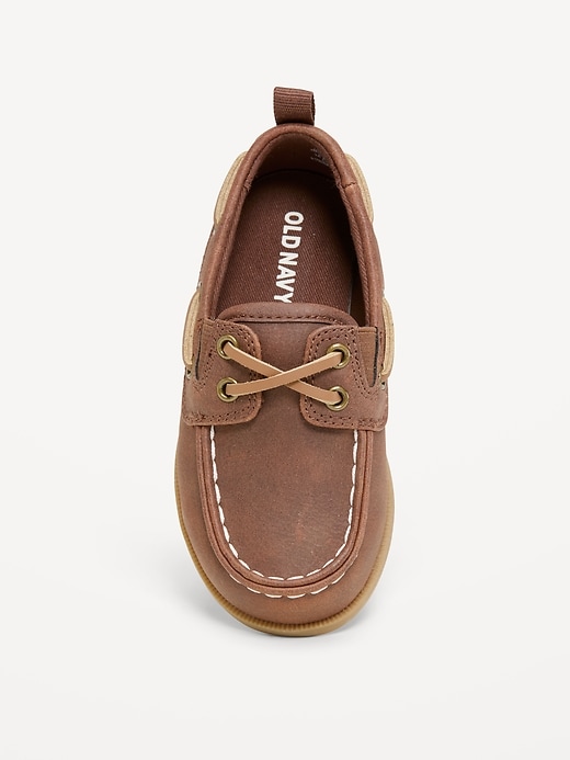 Image number 2 showing, Faux-Suede Boat Shoes for Toddler Boys