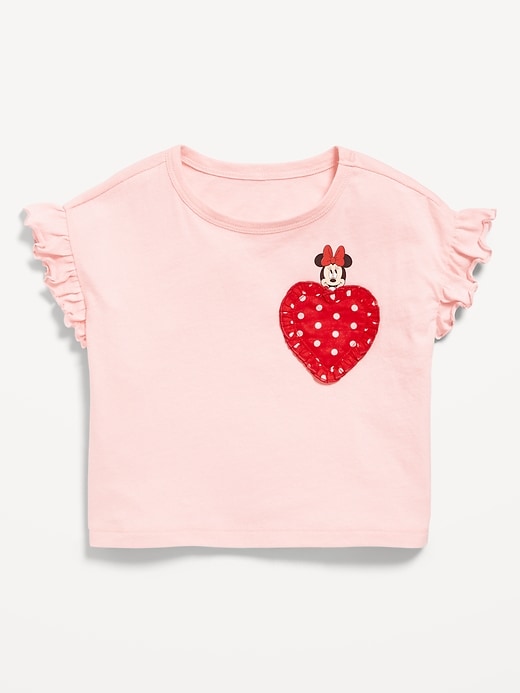 Image number 2 showing, Old Navy x Disney Minnie Mouse Ruffle-Sleeve T-Shirt for Toddler Girls