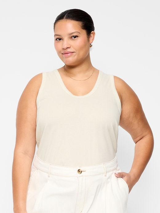 Image number 6 showing, Relaxed Scoop-Neck Tank Top