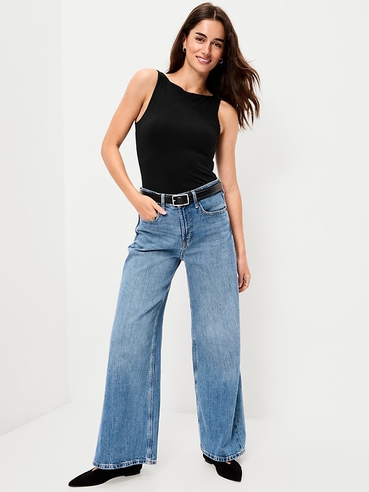 Image number 3 showing, Hug Double-Layer Boat-Neck Top