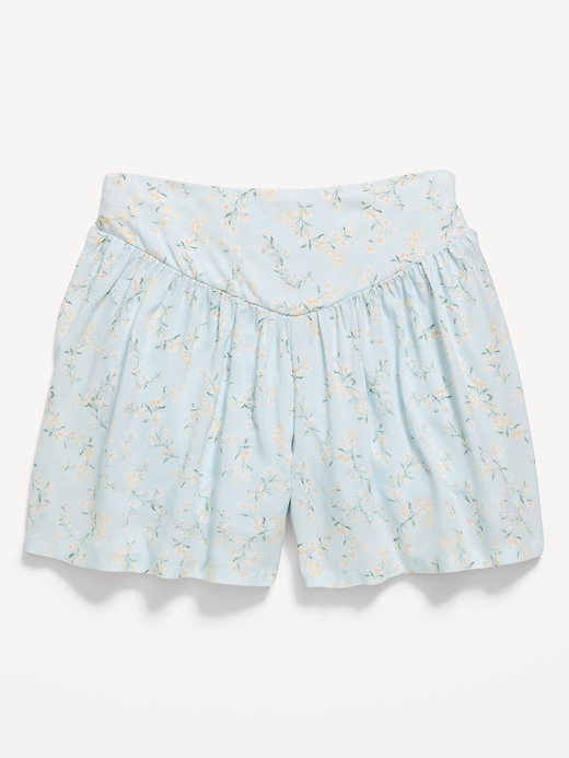 Image number 2 showing, Printed Pull-On Shorts for Girls