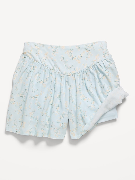 Image number 3 showing, Printed Pull-On Shorts for Girls