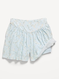 Image number 3 showing, Printed Pull-On Shorts for Girls
