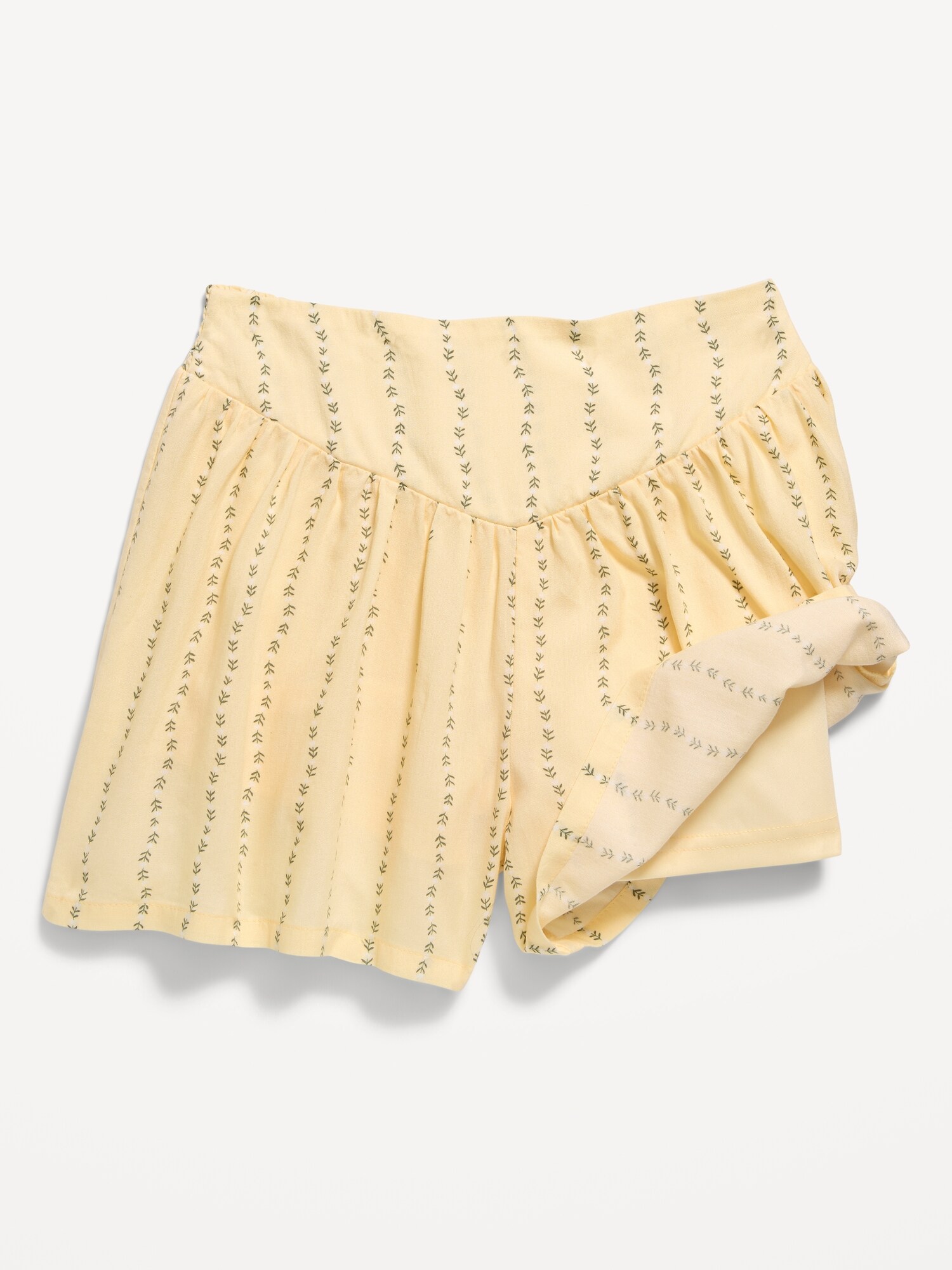 Шорты Old Navy Printed Pull-On Shorts для девочек, цвет: Жёлтый с принтом — фото 5