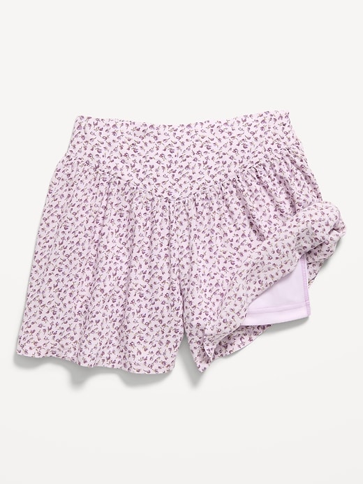 Image number 5 showing, Printed Pull-On Shorts for Girls