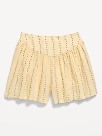 Image number 1 showing, Printed Pull-On Shorts for Girls