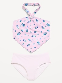 Image number 1 showing, Halter Bikini Swim Set for Girls