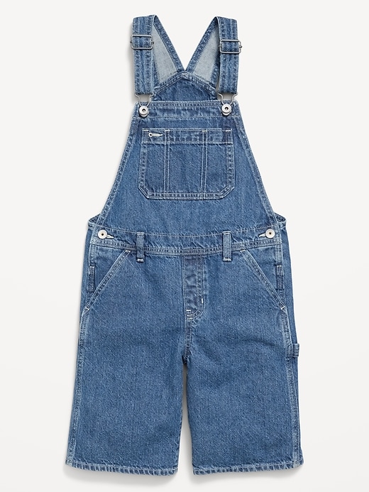 Image number 4 showing, Baggy Denim Shortalls for Girls