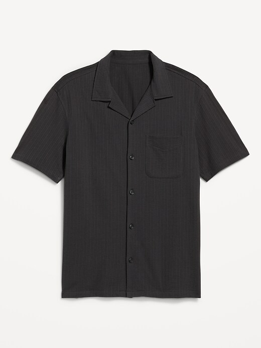 Image number 4 showing, Short-Sleeve Textured Camp Shirt