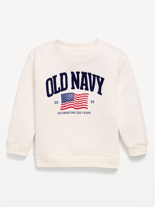 Image number 1 showing, Oversized Logo-Graphic Sweatshirt for Toddler Boys