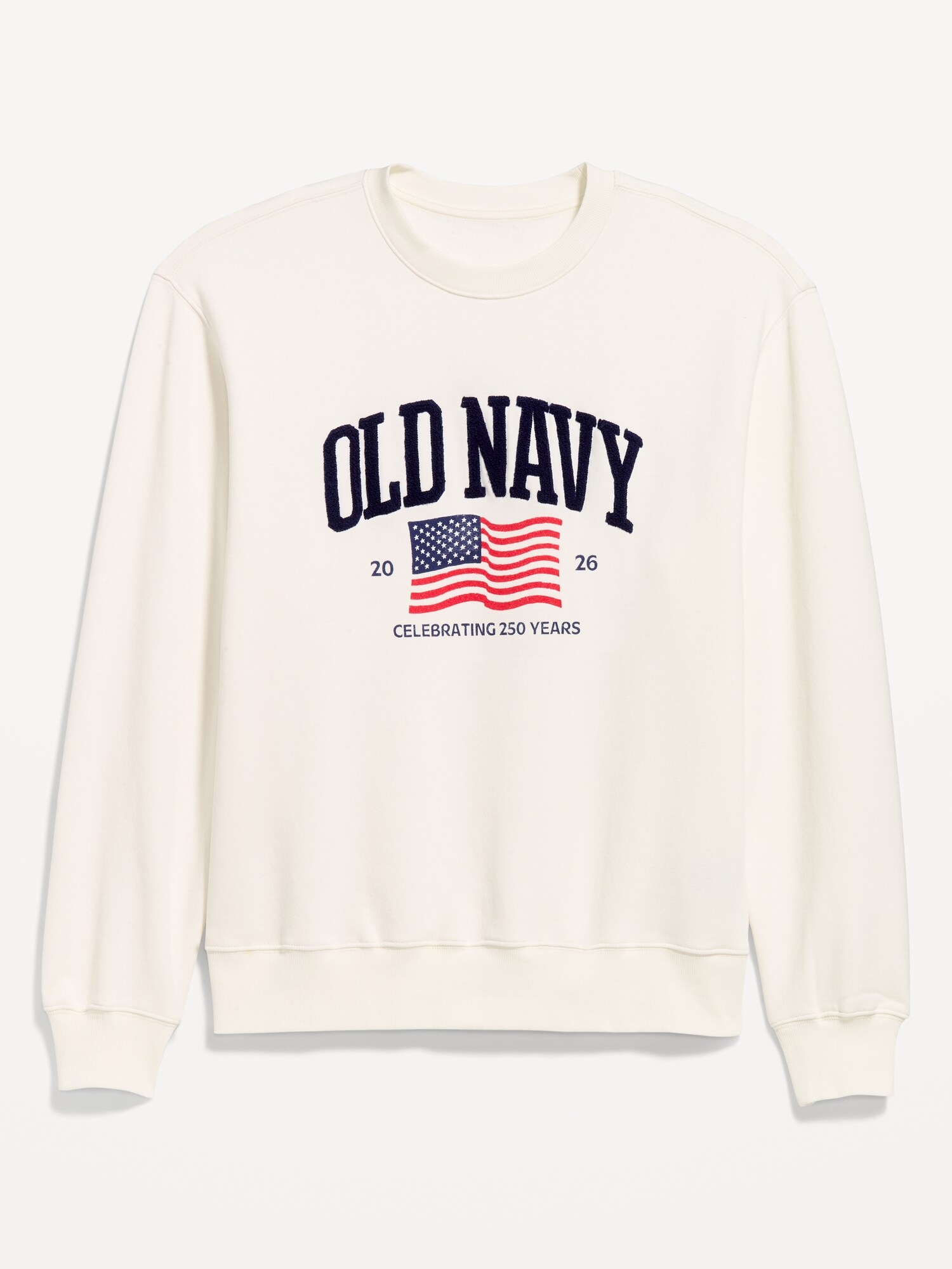 Мужские толстовки Old Navy Loose Graphic Crew-Neck, цвет: Морская соль — фото 4