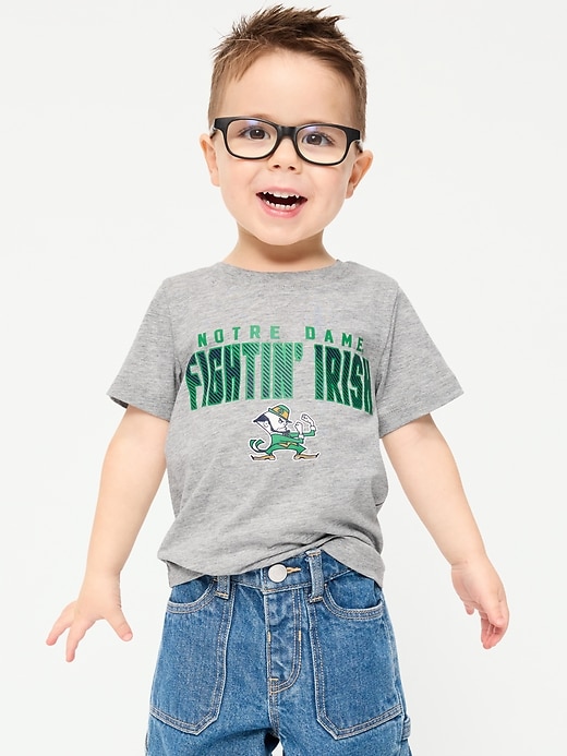 Image number 1 showing, College Graphic Unisex T-Shirt for Toddler