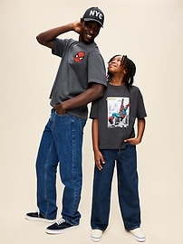 Image number 4 showing, Old Navy x Marvel Spider-Man Oversized Graphic T-Shirt for Boys