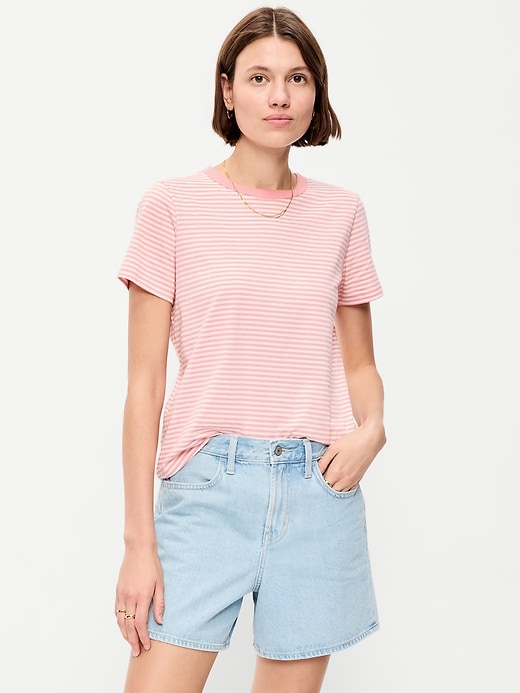 Image number 1 showing, EveryWear Crew-Neck Striped T-Shirt