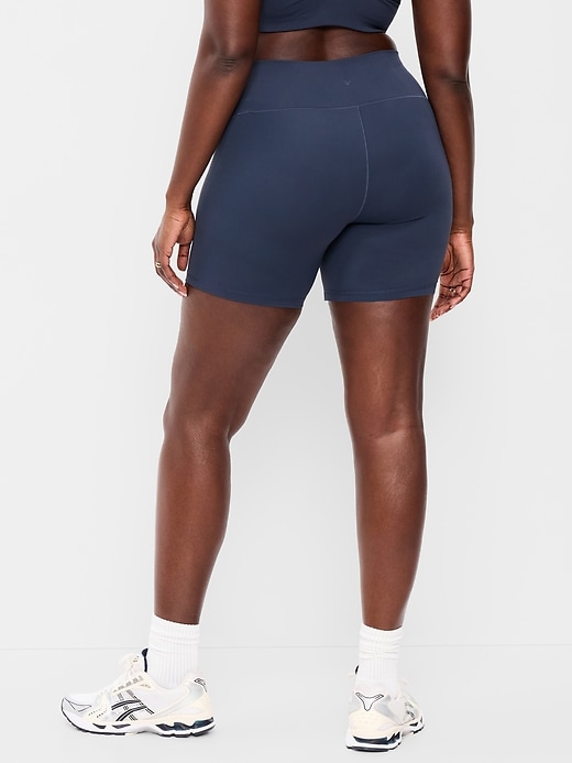 Image number 6 showing, High-Waisted StudioSmooth Biker Shorts -- 6-inch inseam