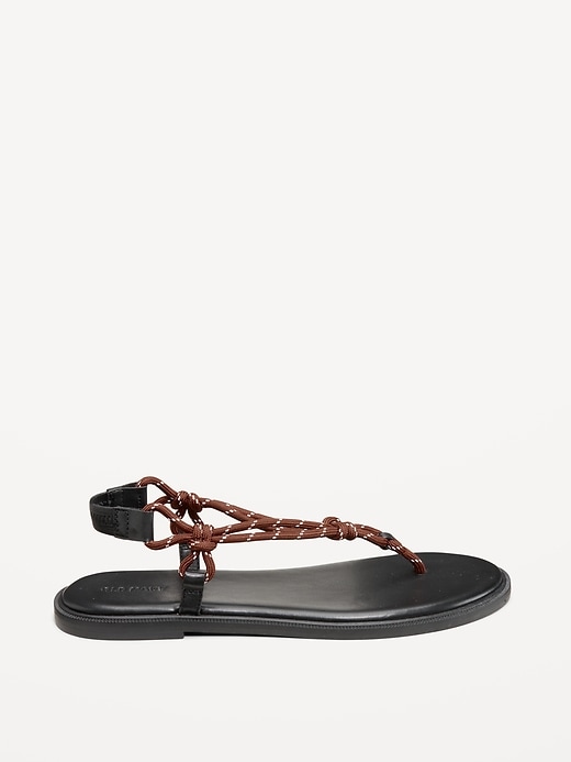 Image number 4 showing, Knotted Rope Thong Sandal for Women