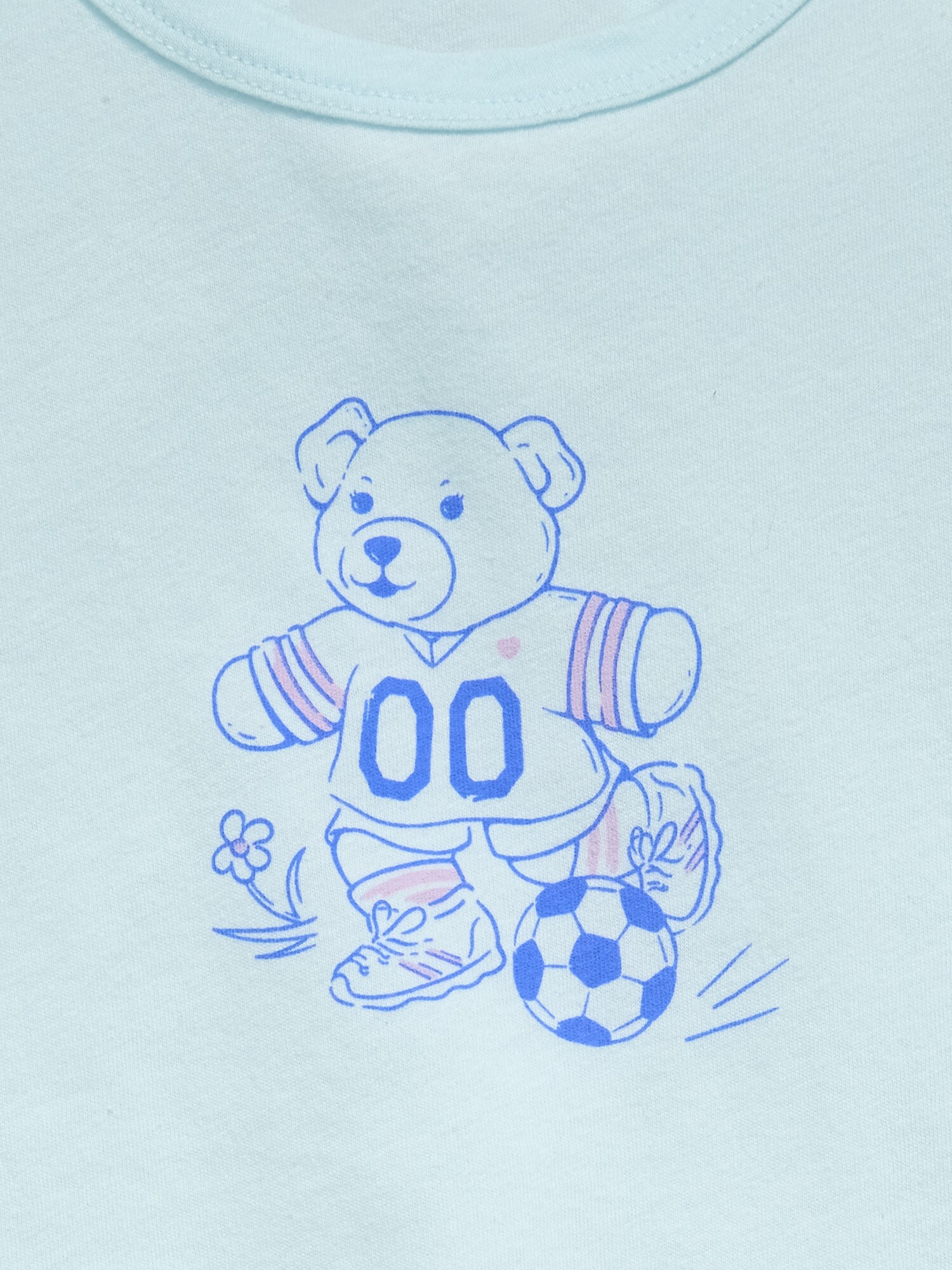 Футболка Old Navy Short-Sleeve Graphic T-Shirt для девочек, цвет: Arctic Air — фото 2