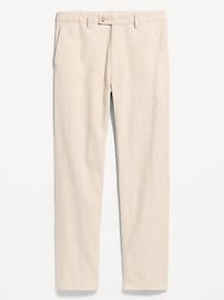 Image number 1 showing, 90's Straight-Fit Linen-Blend Dress Pants