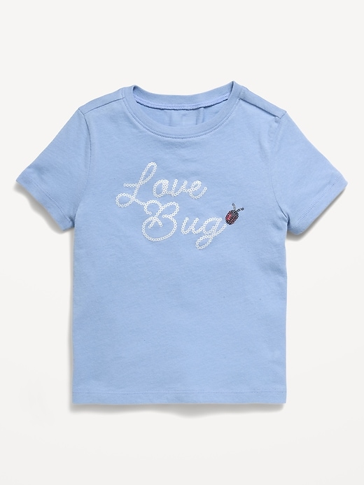 Image number 1 showing, Short-Sleeve Graphic T-Shirt for Toddler Girls
