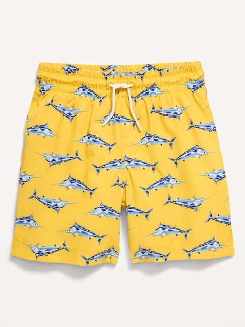 Printed Swim Trunks for Boys