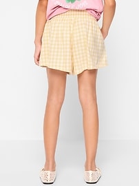 Image number 2 showing, Printed Smocked-Waist Linen-Blend Shorts for Girls