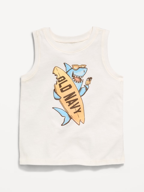 Logo-Graphic Tank Top for Toddler Boys