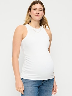 Maternity High-Neck Tank Top