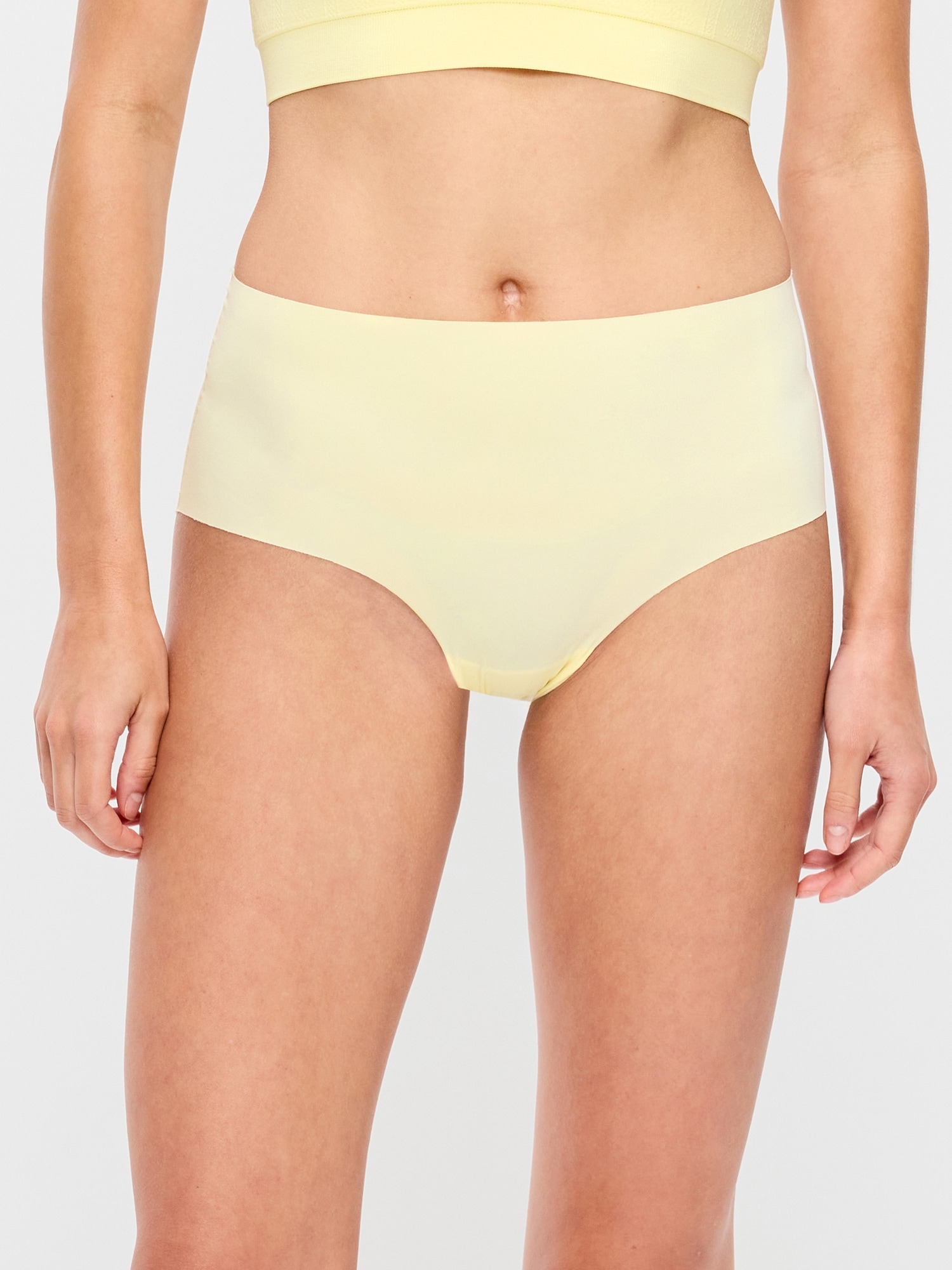 High-Waisted No-Show Brief Underwear 6-Pack