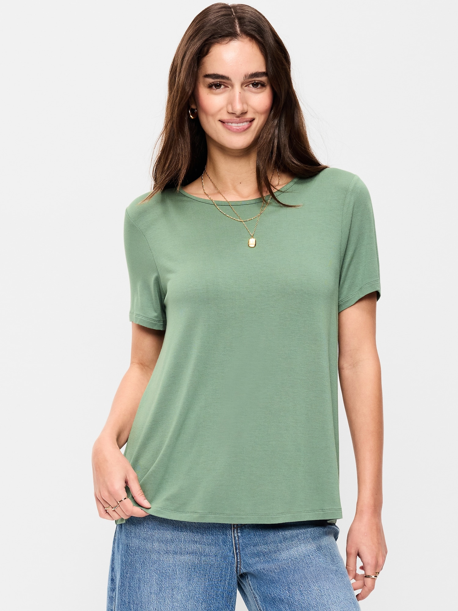 Luxe Crew-Neck T-Shirt - image 4