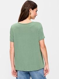 Image number 2 showing, Luxe Crew-Neck T-Shirt