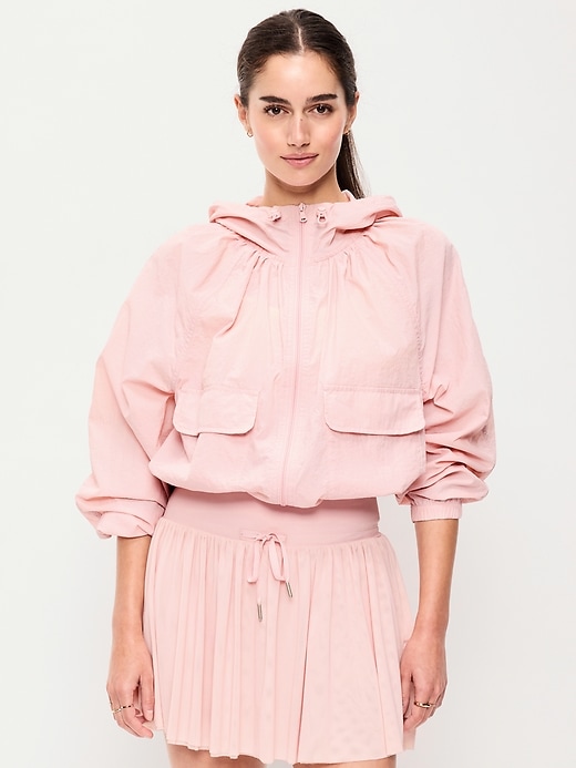 Image number 1 showing, Full-Zip Windbreaker