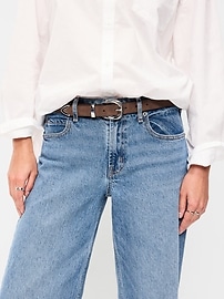 Image number 2 showing, Faux-Leather Western Belt