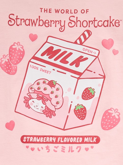 Image number 4 showing, Strawberry Shortcake™ Oversized Graphic T-Shirt for Girls
