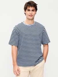 Image number 1 showing, Textured-Knit Striped T-Shirt