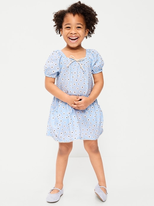 Image number 1 showing, Printed Retro Swing Dress for Toddler Girls